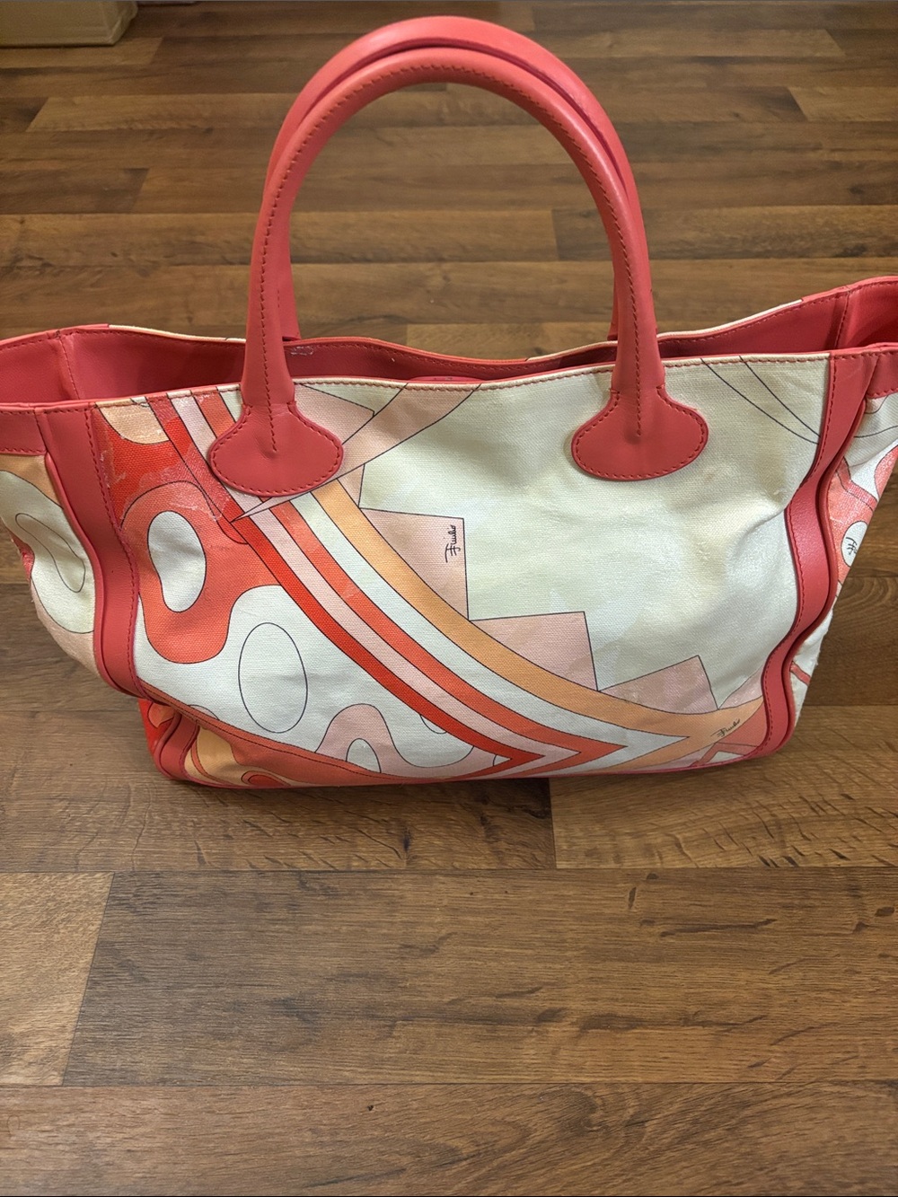 Emilio Pucci Canvas Tote Bag